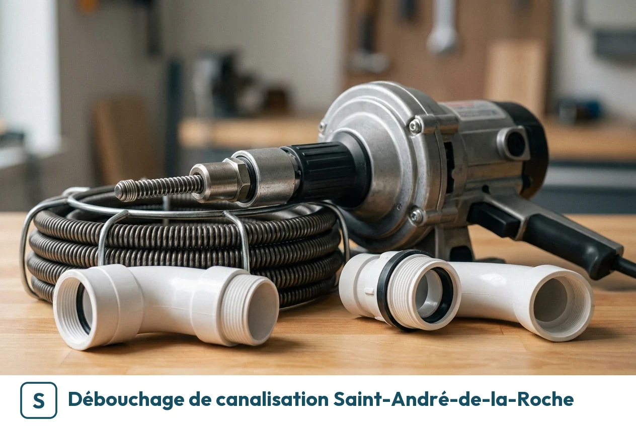 Débouchage de canalisation à Saint-André-de-la-Roche