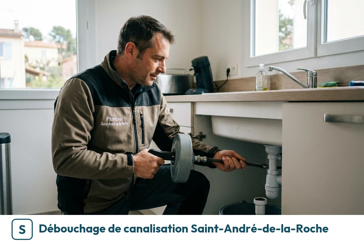 Débouchage de canalisation à Saint-André-de-la-Roche