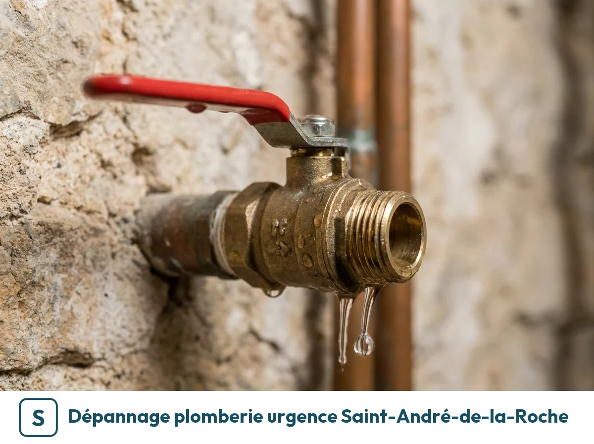 Dépannage plomberie urgence à Saint-André-de-la-Roche