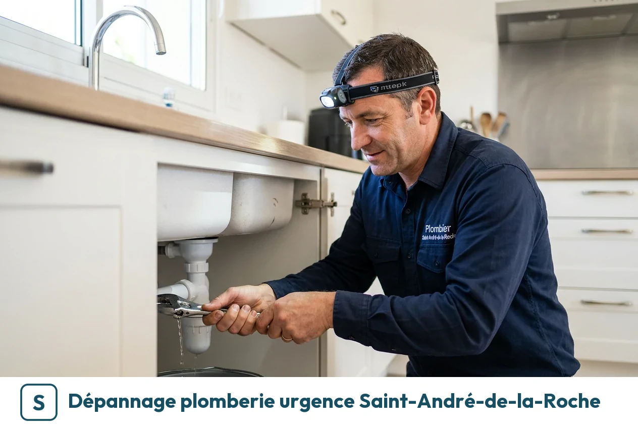 Dépannage plomberie urgence à Saint-André-de-la-Roche