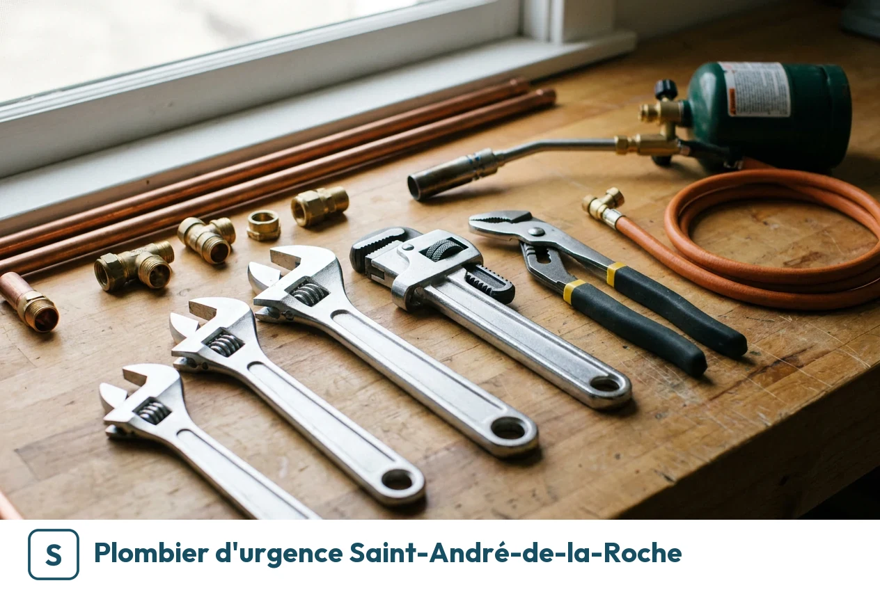 Plombier d'urgence à Saint-André-de-la-Roche