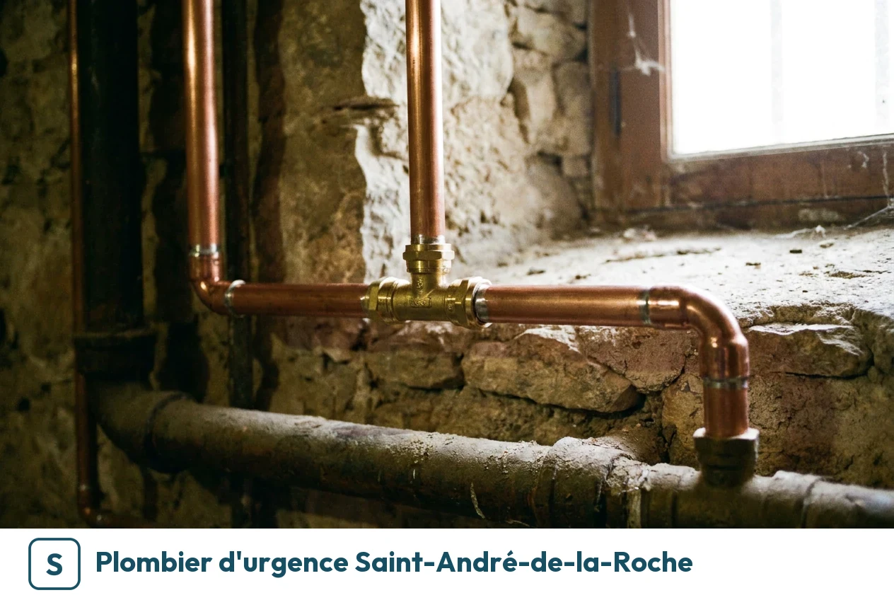 Plombier d'urgence à Saint-André-de-la-Roche