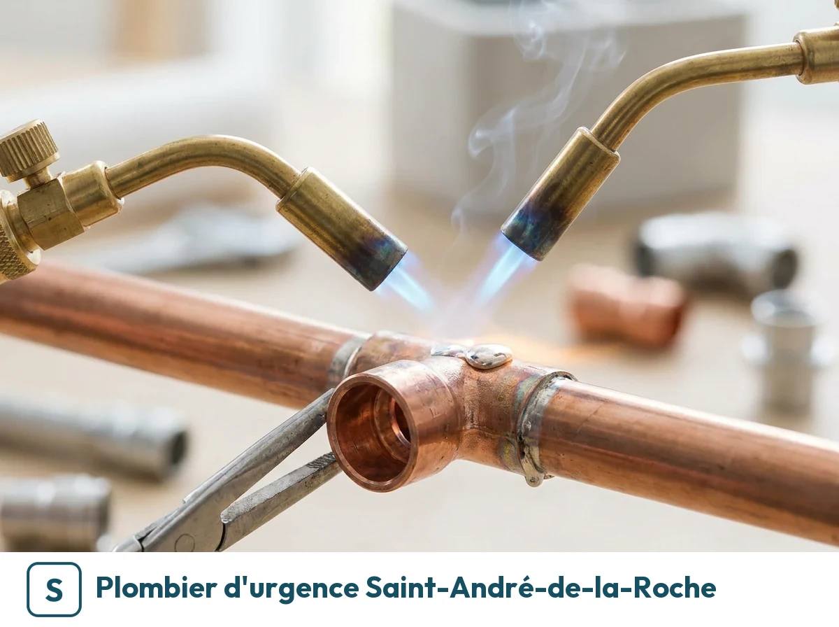 Plombier d'urgence à Saint-André-de-la-Roche