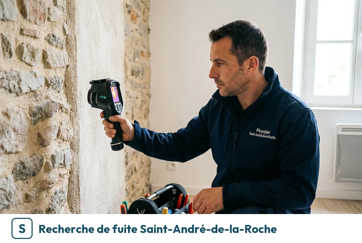 Recherche de fuite à Saint-André-de-la-Roche