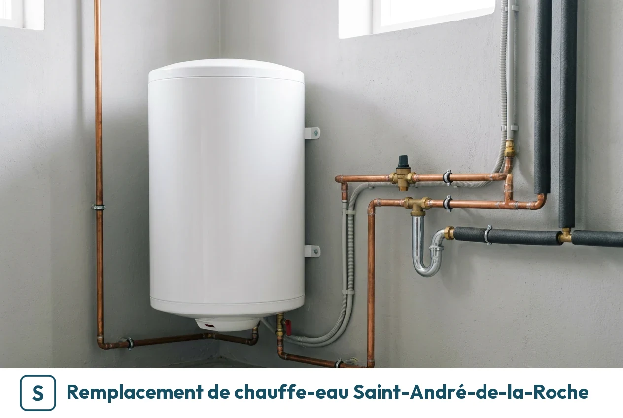 Remplacement de chauffe-eau à Saint-André-de-la-Roche
