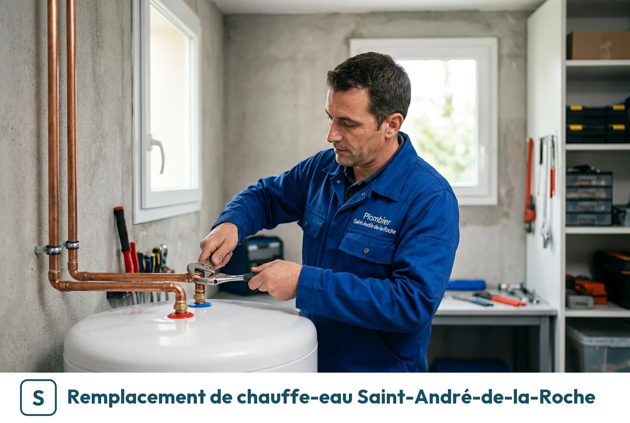 Remplacement de chauffe-eau à Saint-André-de-la-Roche